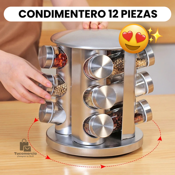 Organizador de Condimentos 12 Piezas