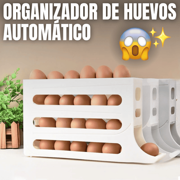 Organizador y Dispensador Automático de Huevos +30